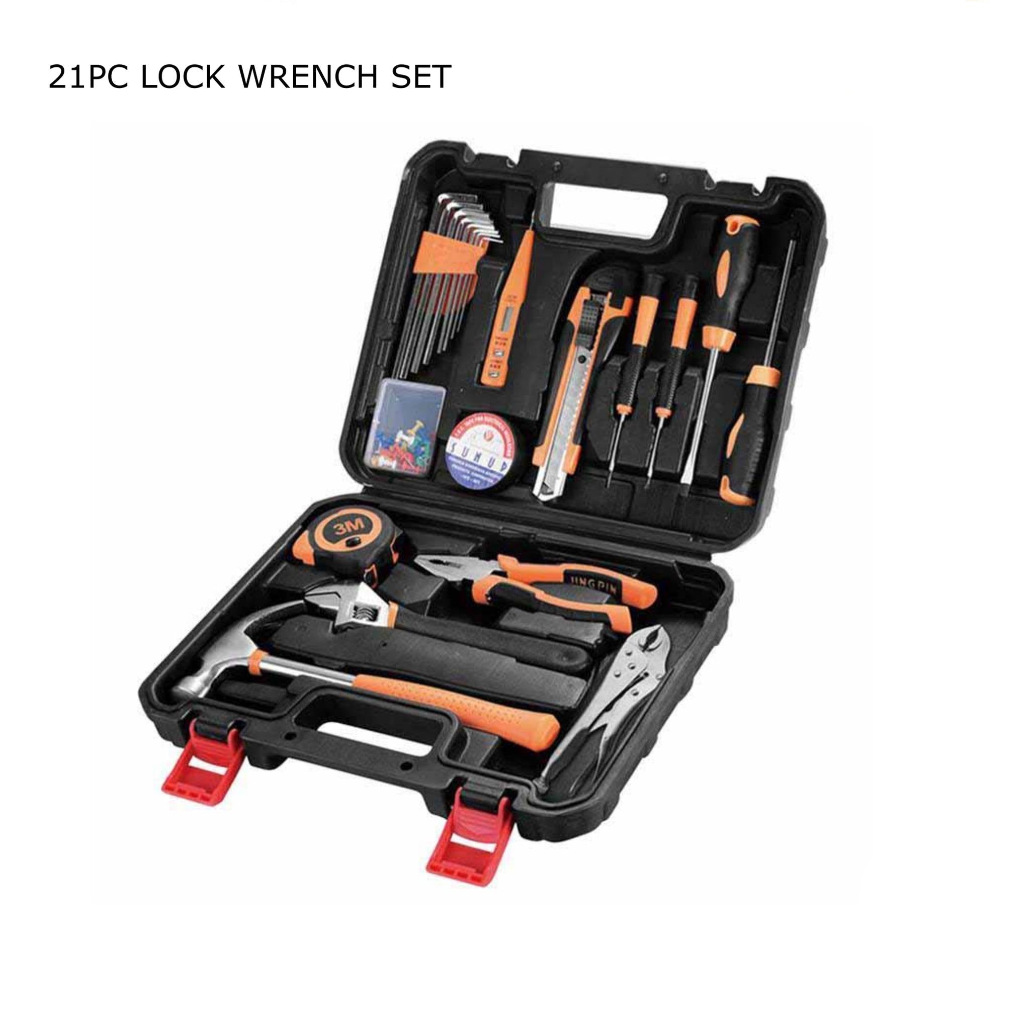 أدوات ذكية احترافية مكونة من 21 قطعة من أدوات الأجهزة للبيع بالجملة ومجموعات أدوات إصلاح منزلية بالجملة مع حقيبة