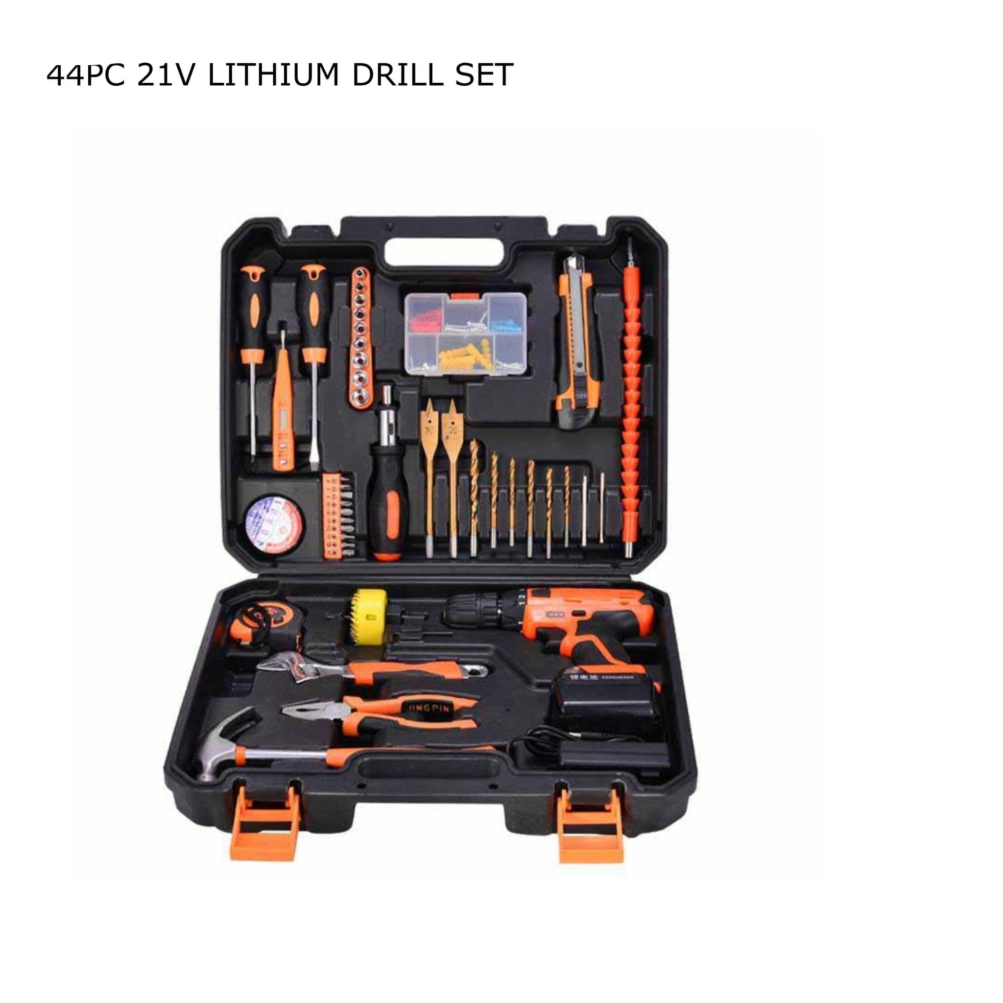 أدوات ذكية للبيع الساخن مجموعة أدوات يدوية احترافية مكونة من 44 قطعة 21 فولت