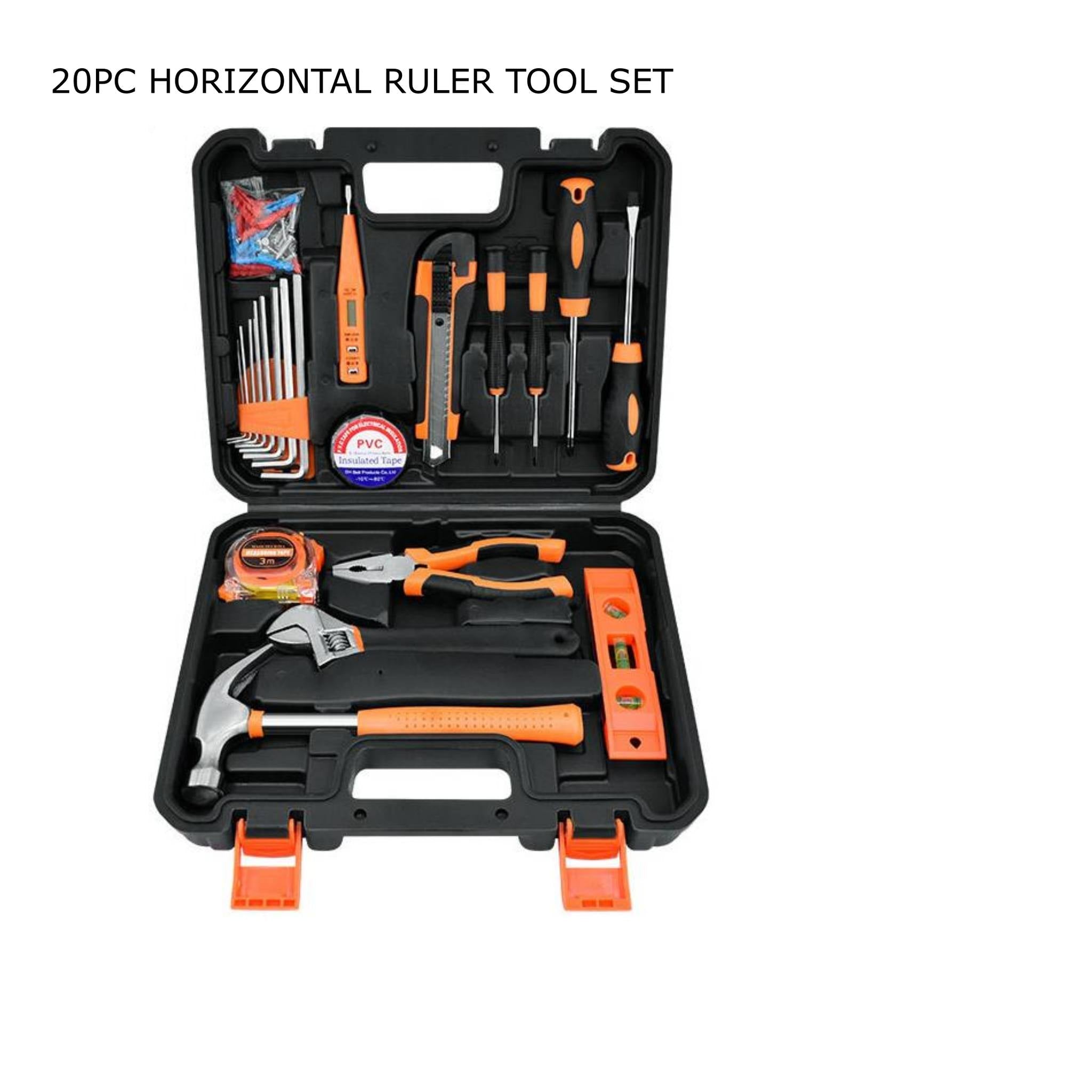 مجموعة أدوات منزلية STT-020P مجموعة أدوات يدوية مجموعة أدوات كهربائية مع صندوق أدوات سهل التخزين