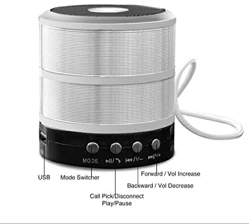 WS 887 مكبر صوت صغير محمول بتقنية البلوتوث