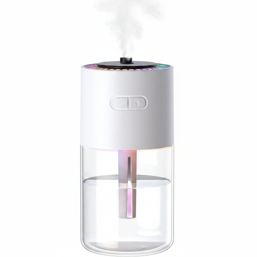 Starry Sky Top Humidifier – 280mL Cool Mist Humidifier with Night Light & Starlight