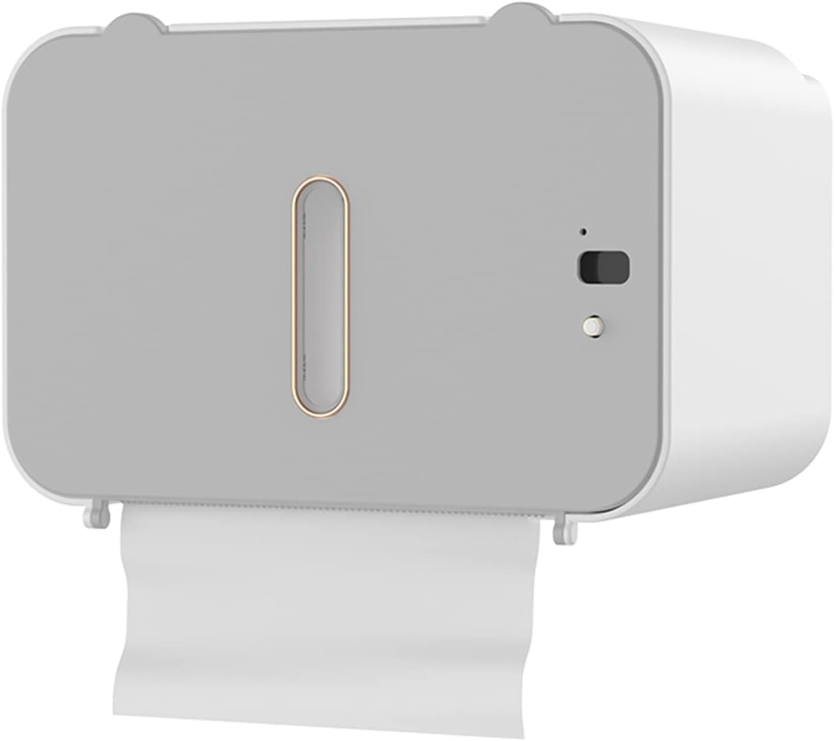 Automatic Toilet Paper Dispenser touchless Wall Mount, Commercial Toilet Paper Holder Dispenser, Paper Towel Dispenser with Shelf Household Intelligent Induction Punch-Free