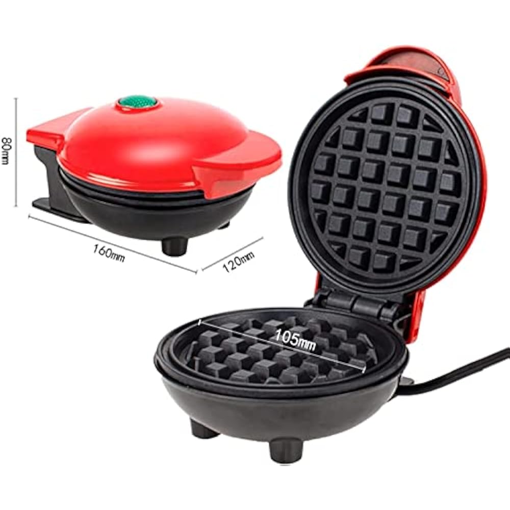 Mini Waffle Maker Machine Electric 350W For Waffle & Pancakes Cookies