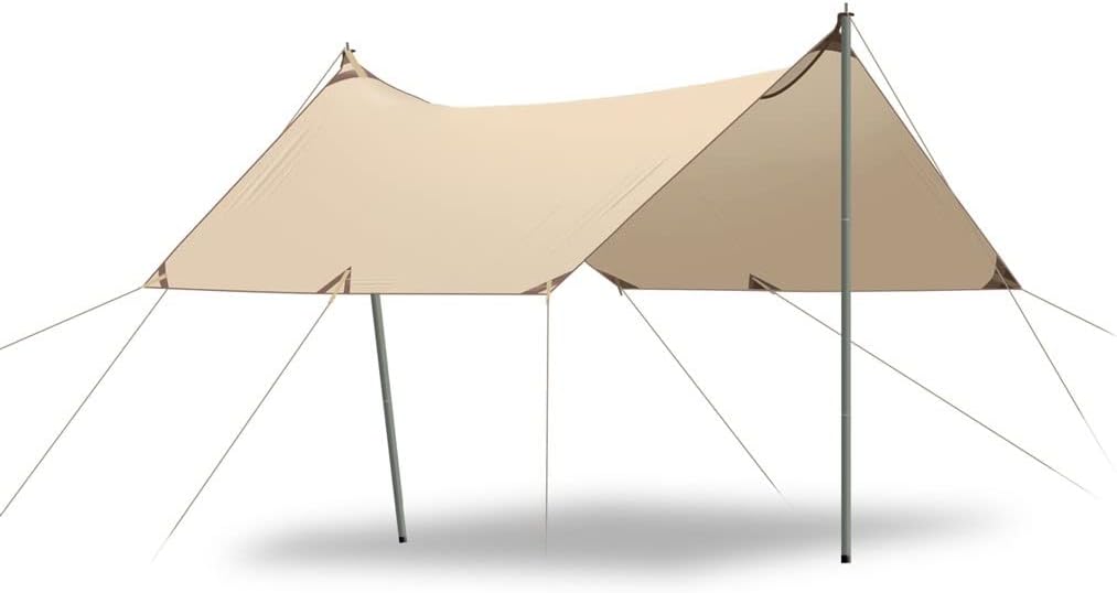 Tent Tarps Awning Canopy Set Outdoor Beach Tent Tarp Wear-Resistant, Waterproof Awning Tarps