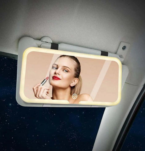2-in-1 LED Lighted Car Sun Visor Mirror