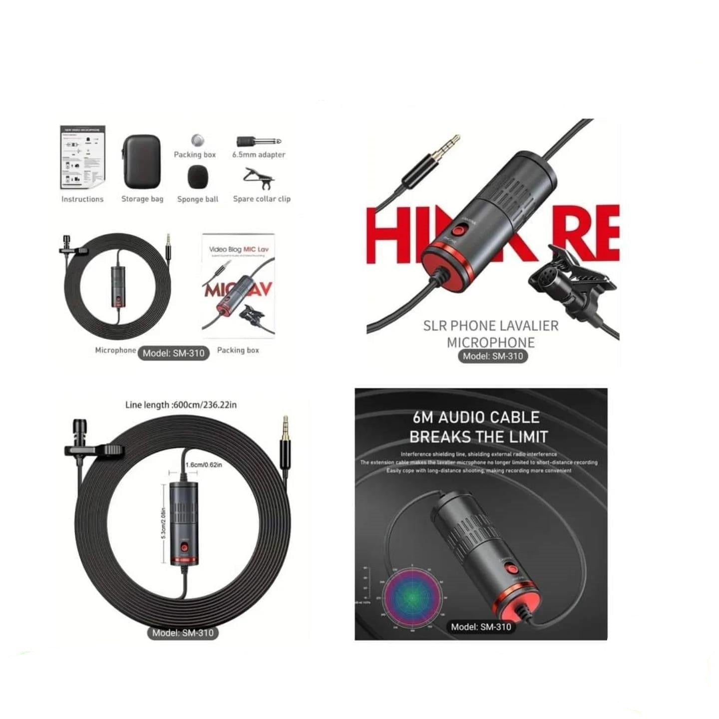 ميكروفون متعدد الاتجاهات SM-310 Pro 