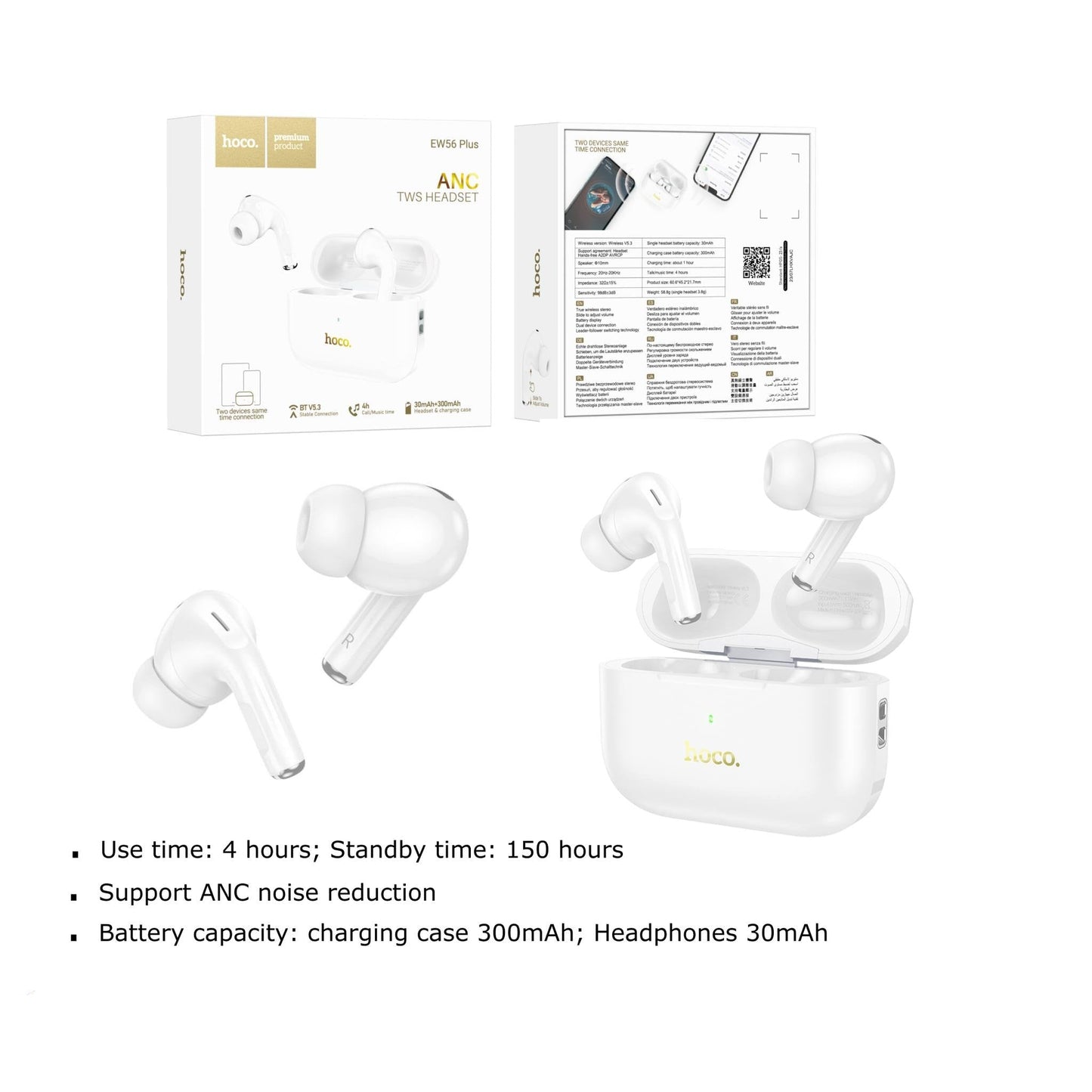 Hoco EW56 Plus Wireless BT Headset