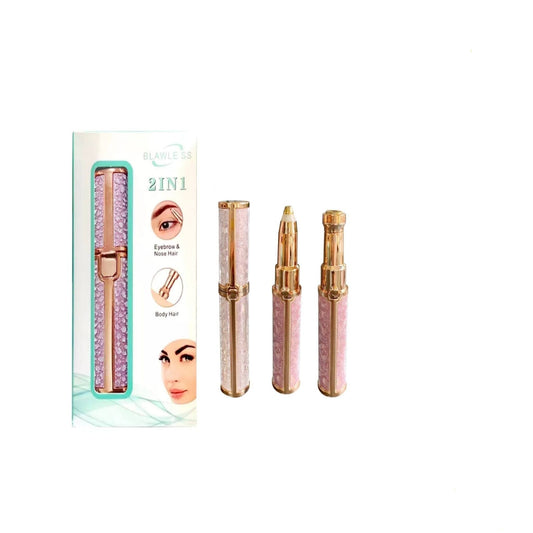 Electric Facial Hair Remover With Two Heads