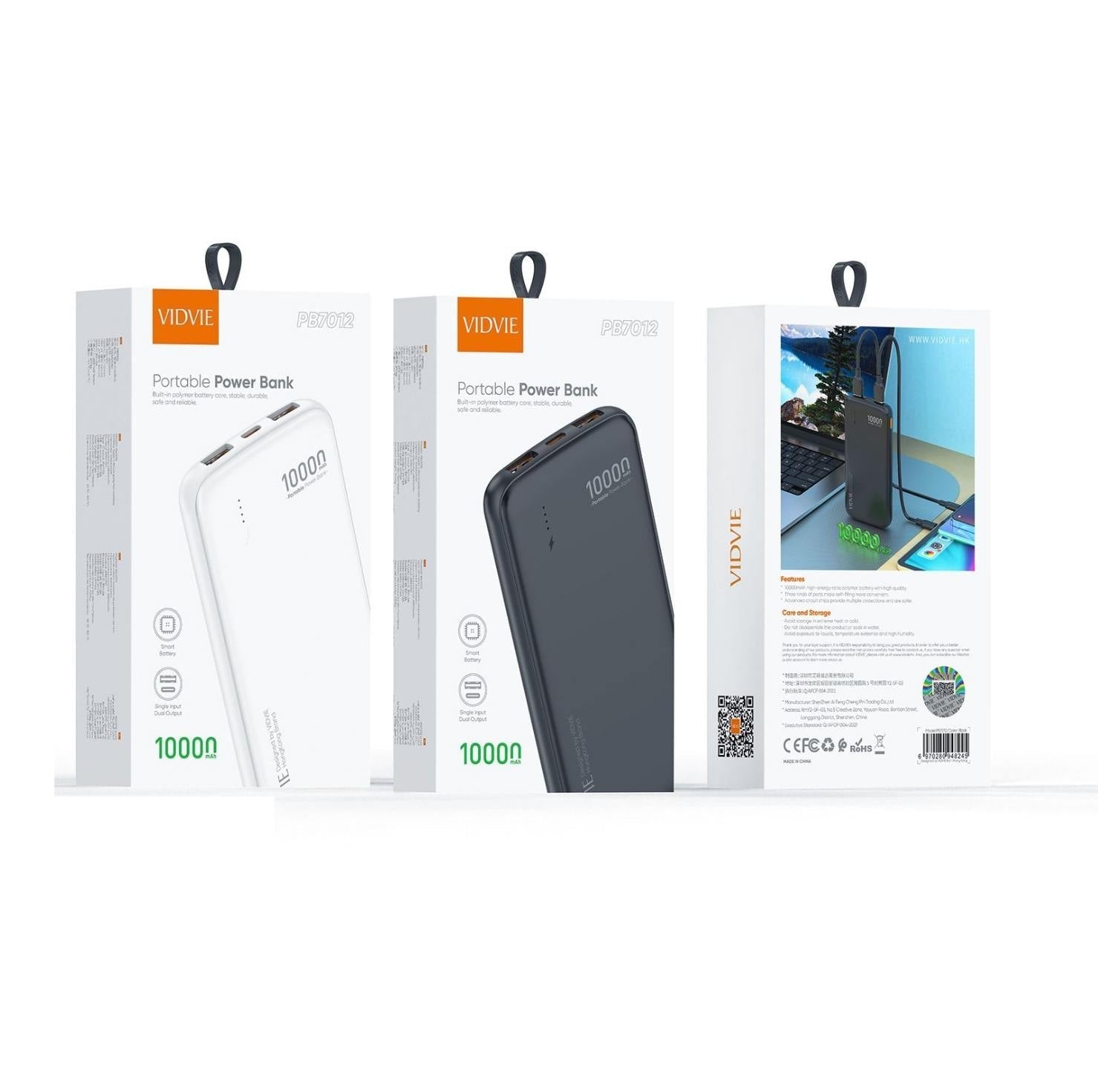 باور بانك محمول بسعة 10000 مللي أمبير في الساعة من فيدفي PB7012