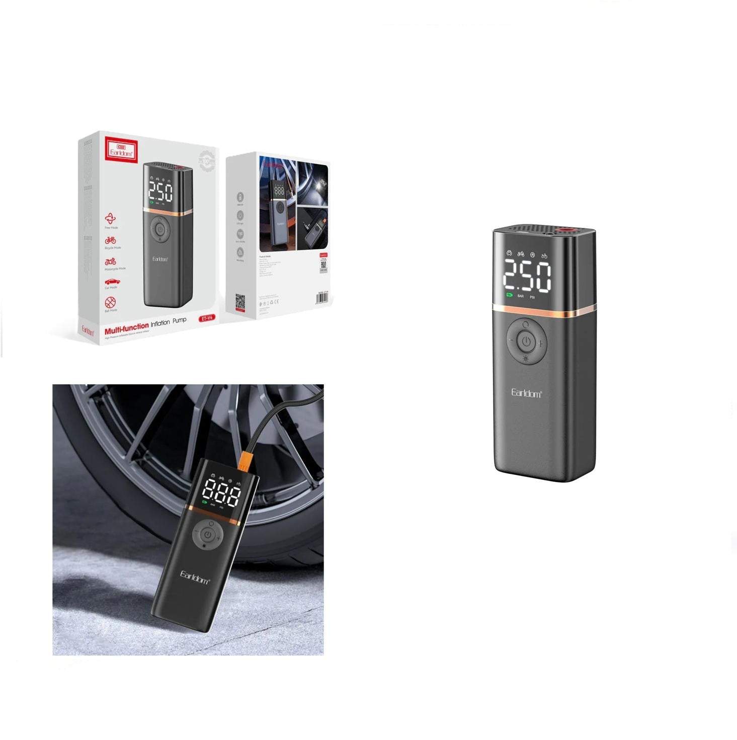 مضخة نفخ متعددة الوظائف ETV4 من Earldom