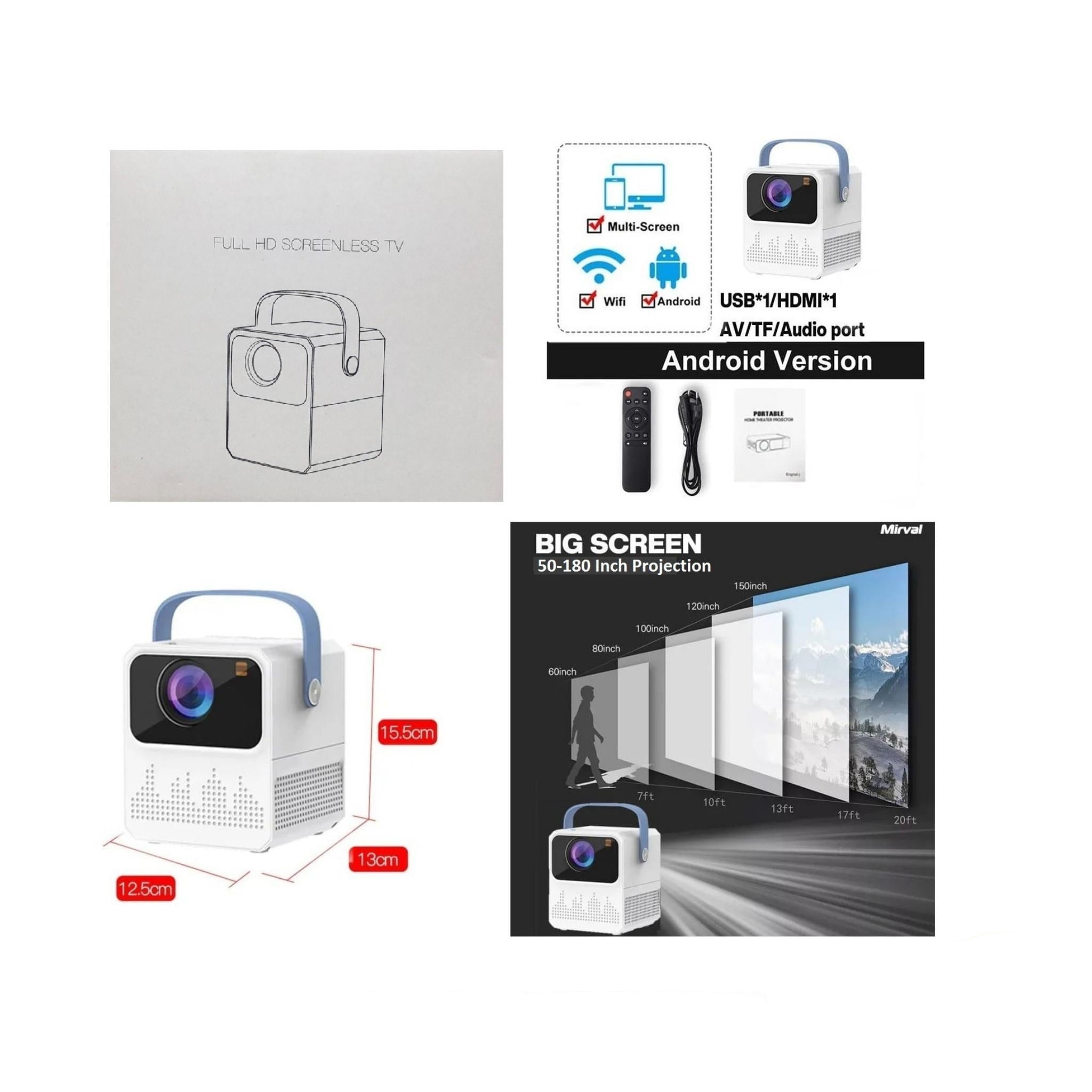 جهاز العرض T2 Mini HD