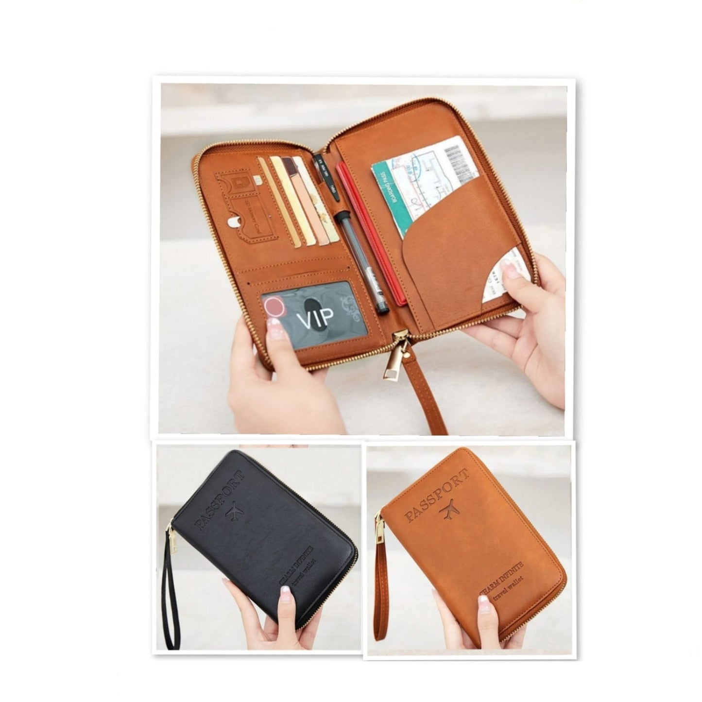 Passport Case Travel Organizer