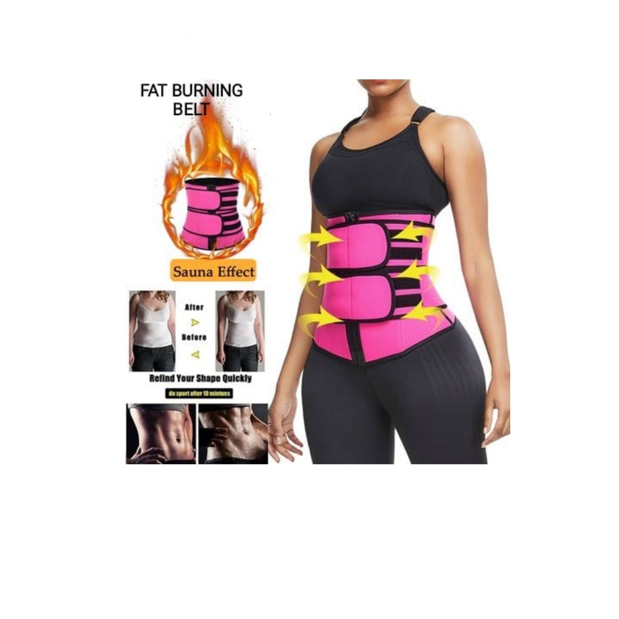حزام حرق الدهون مع تأثير الساونا