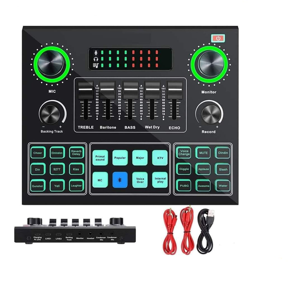 بطاقة صوت البث المباشر لبودكاست V9