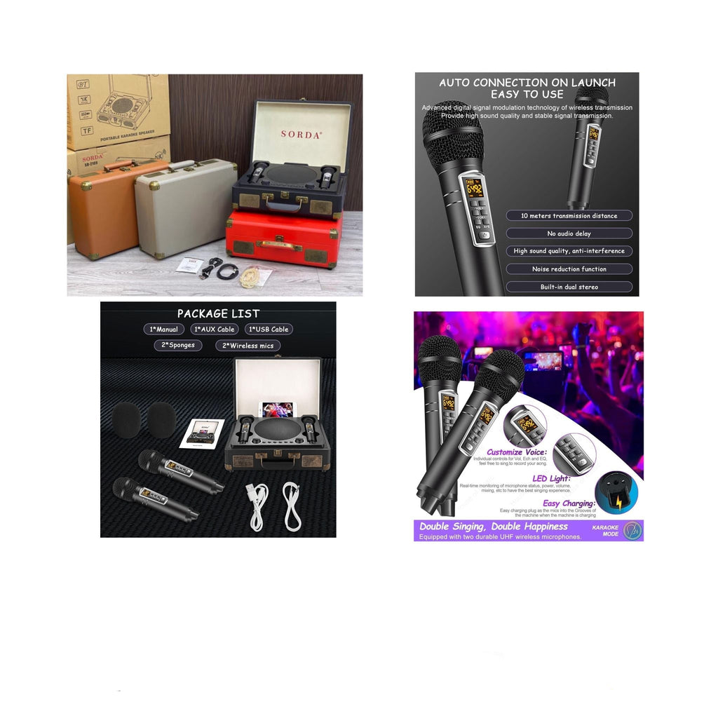 SD-2109 Carry-on type Karaoke Bluetooth speaker