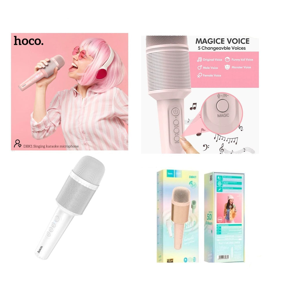 ميكروفون كاريوكي Hoco DBK1 مع صوت سحري