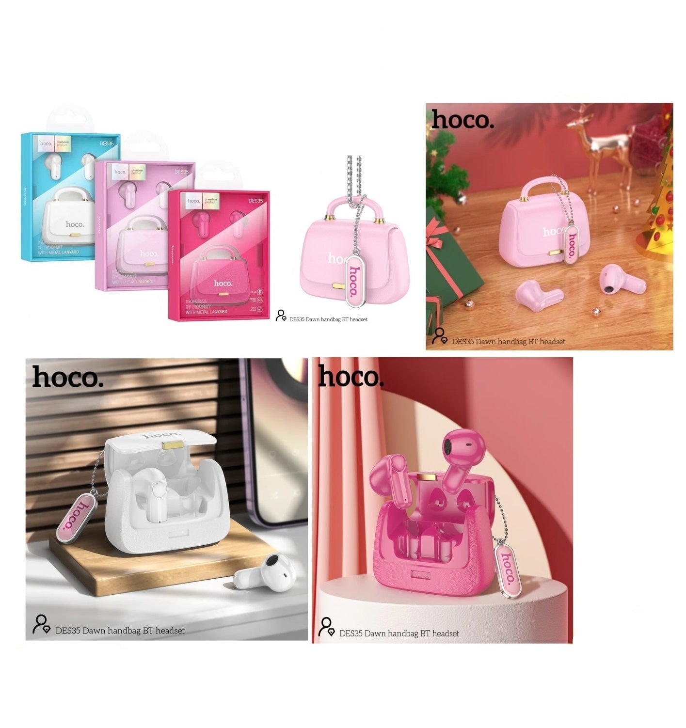 سماعات أذن بلوتوث صغيرة الحجم من هوكو DES35