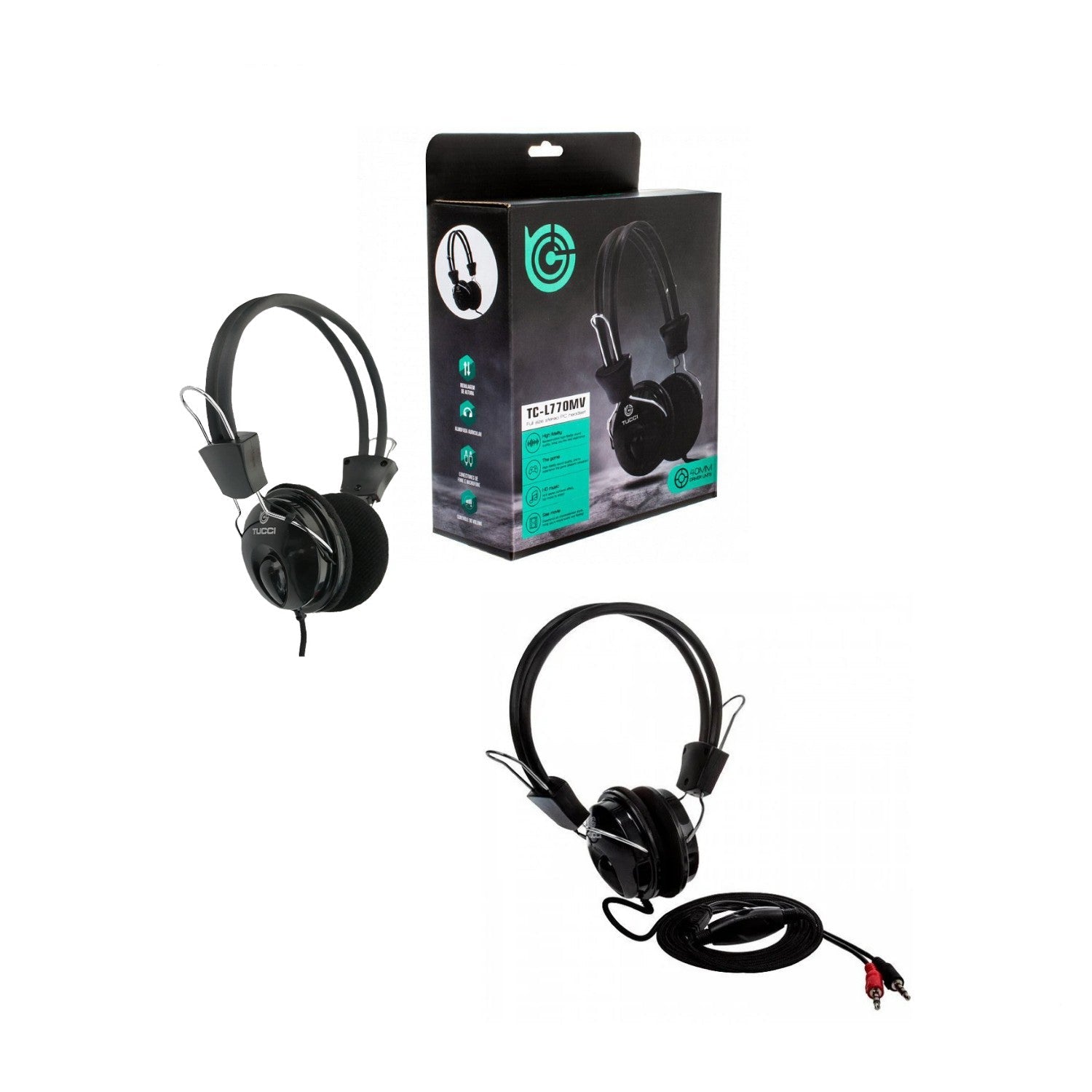 سماعة رأس سلكية Tucci 770MV للكمبيوتر