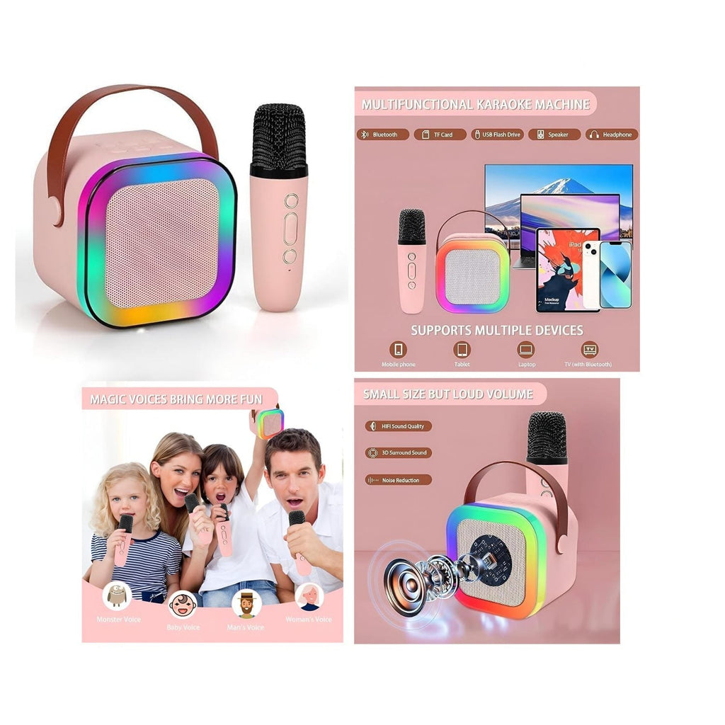 Bluetooth Karaoke Speaker With Wireless Mic