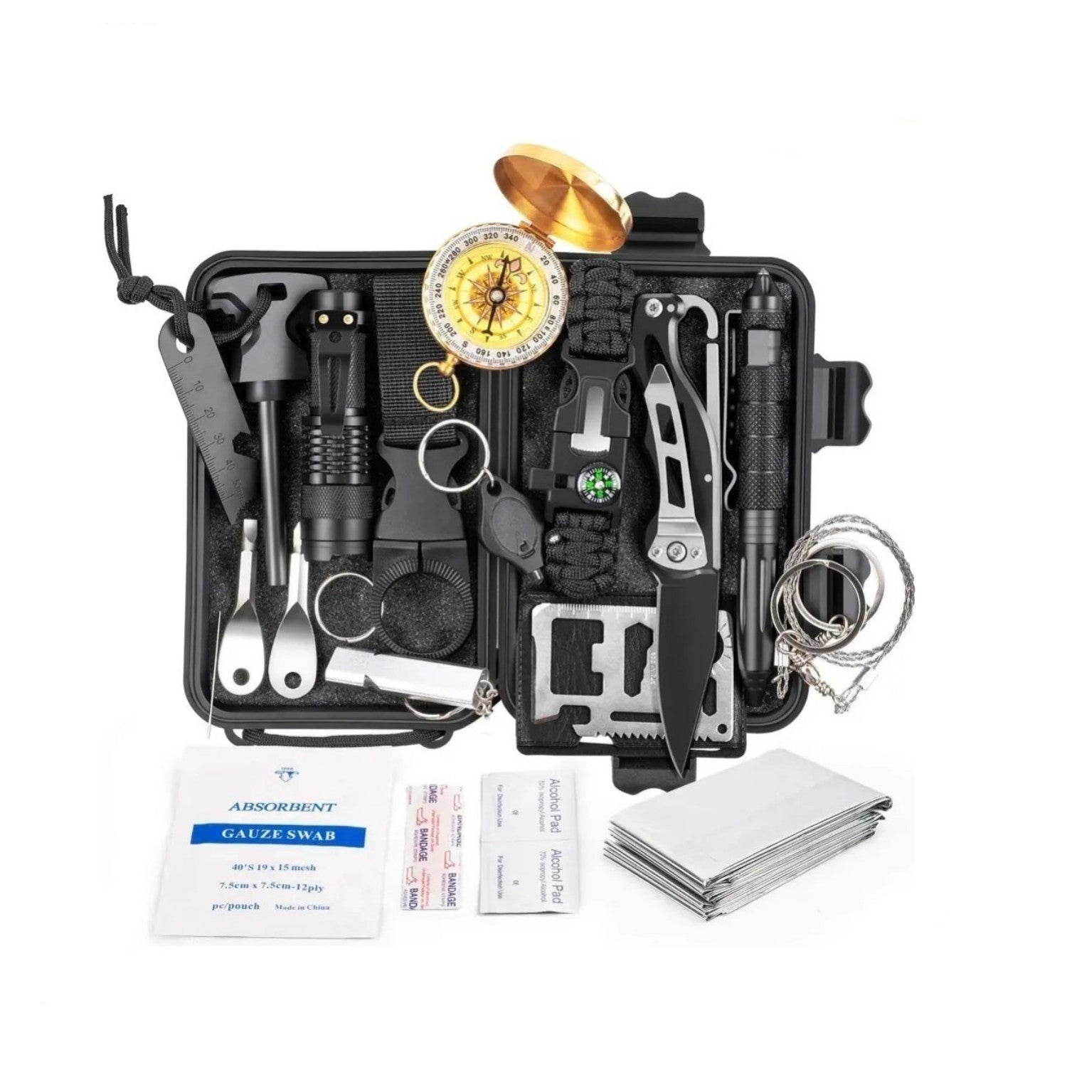 18 in 1 Outdoor Survival Kit Set For Camping & Travel