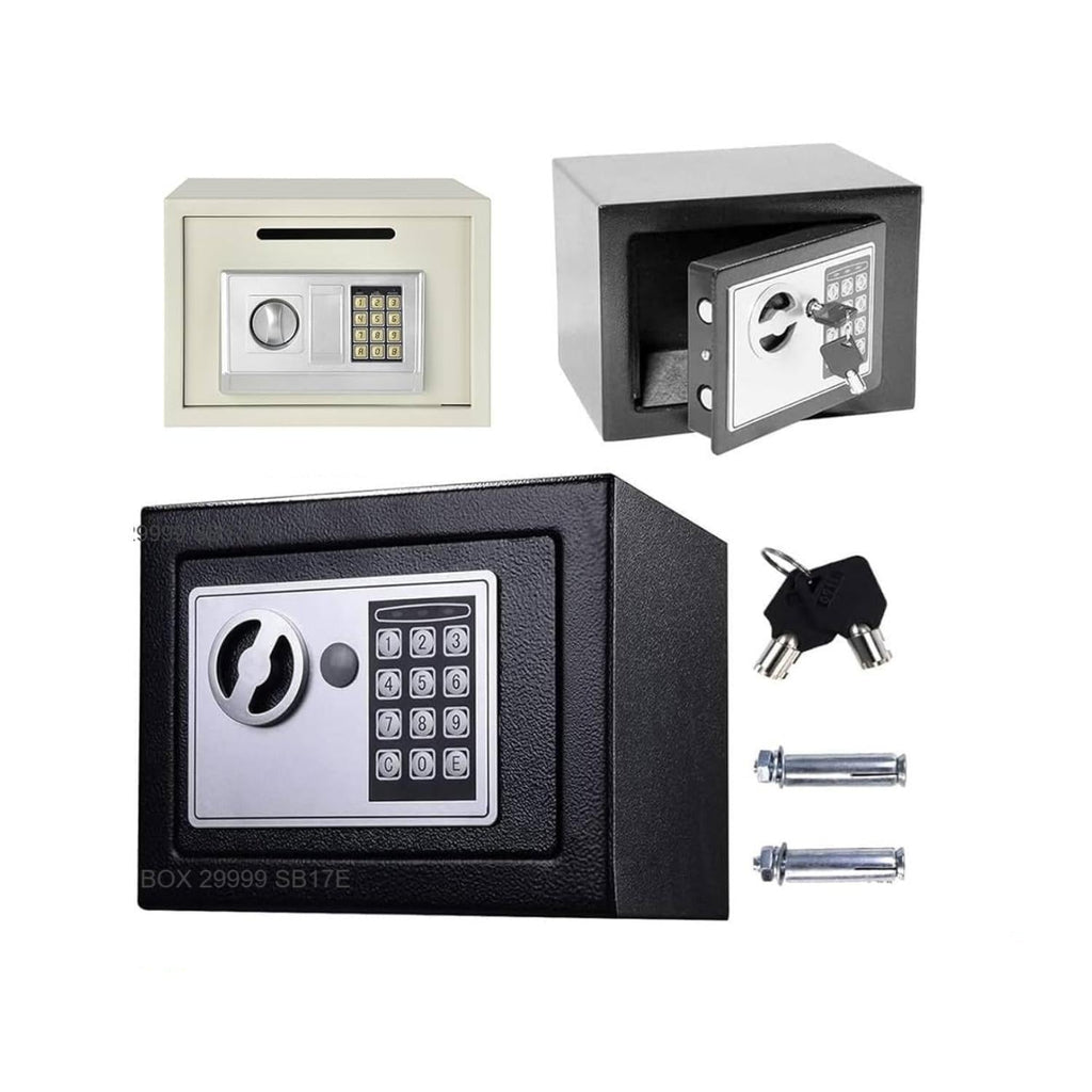 Security Safe with Digital Electronic Lock, Office/Home Safe Box, Steel Alloy Safe