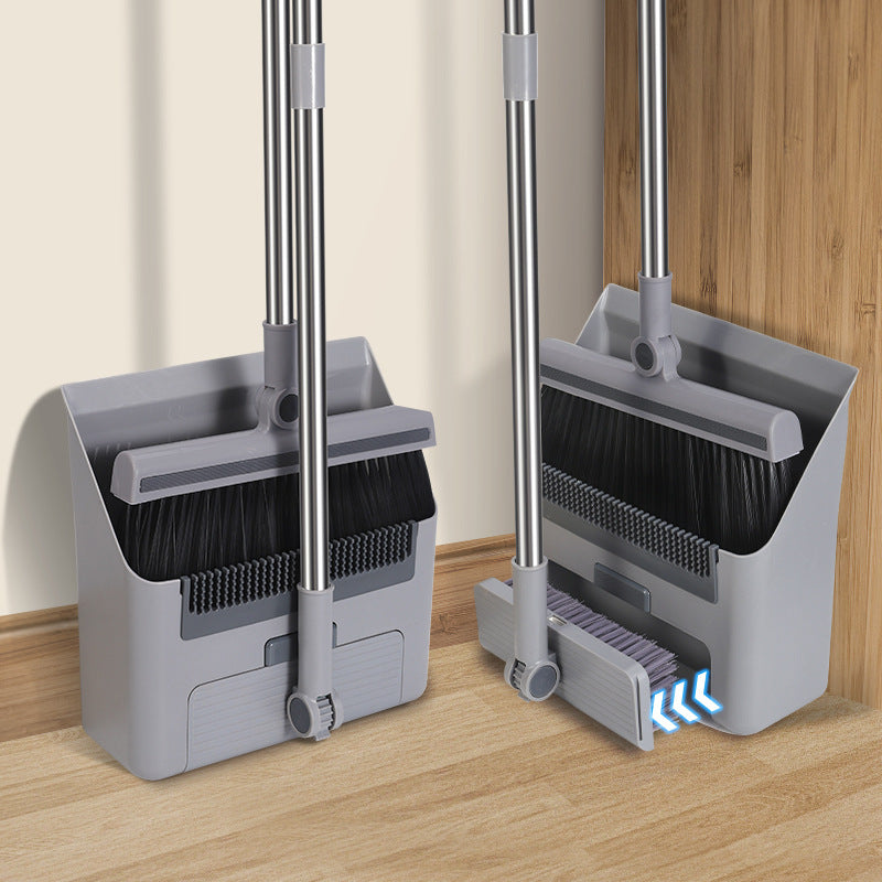 مجموعة تنظيف الأرضيات 3 في 1 بمقبض طويل مريح