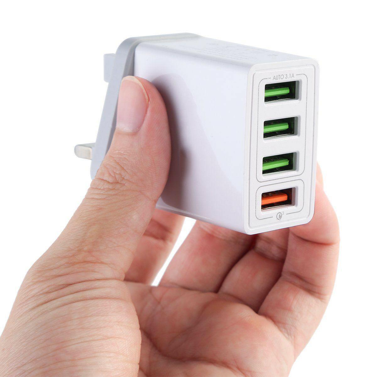 شاحن Thunder USB بأربعة منافذ