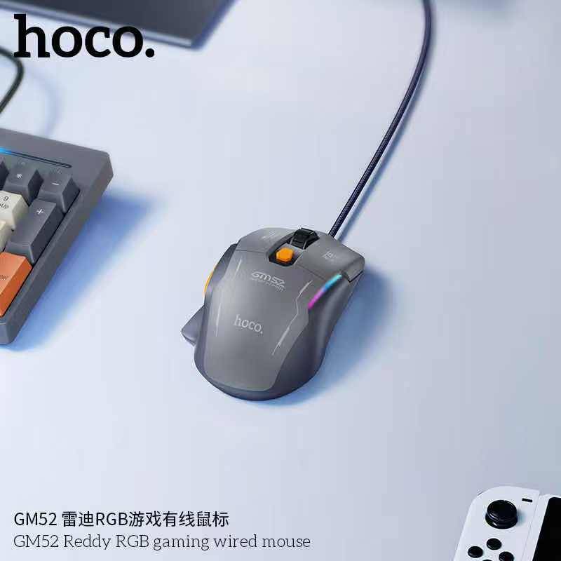 HOCO GM52 Reddy RGB Gaming Wired Mouse