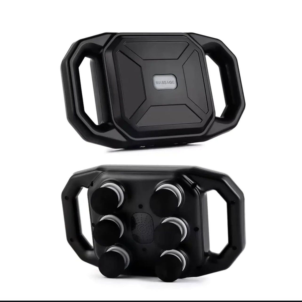 جهاز تدليك لاسلكي بستة رؤوس مع بطارية قابلة لإعادة الشحن بقوة 2000 مللي أمبير في الساعة