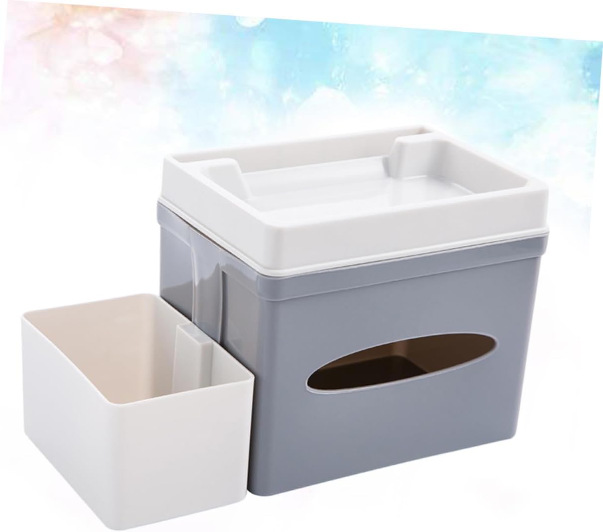 Napkin Storage Organizer Large Tissue Box Desktop Holder For Home Office