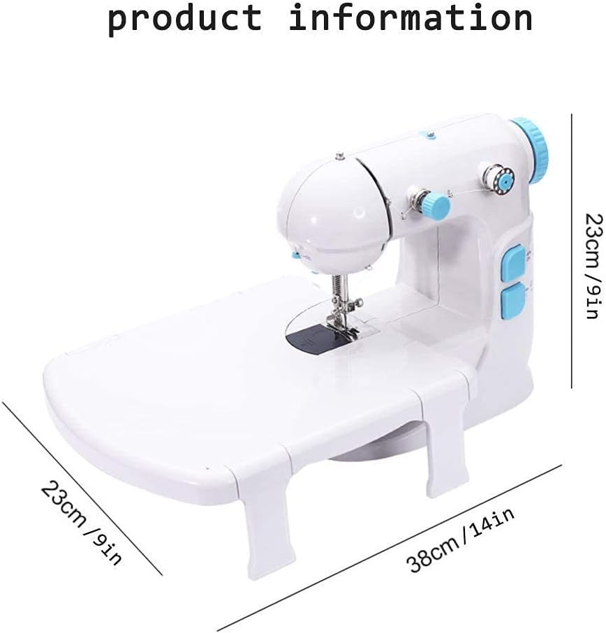 ماكينة خياطة صغيرة محمولة، ماكينة خياطة كهربائية مع دواسة قدم