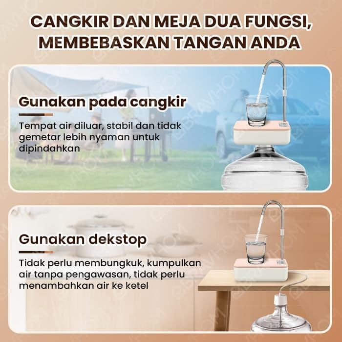 USB Electric Water Pump Dispenser for Gallon Bottles, Automatic Drinking Water Pump