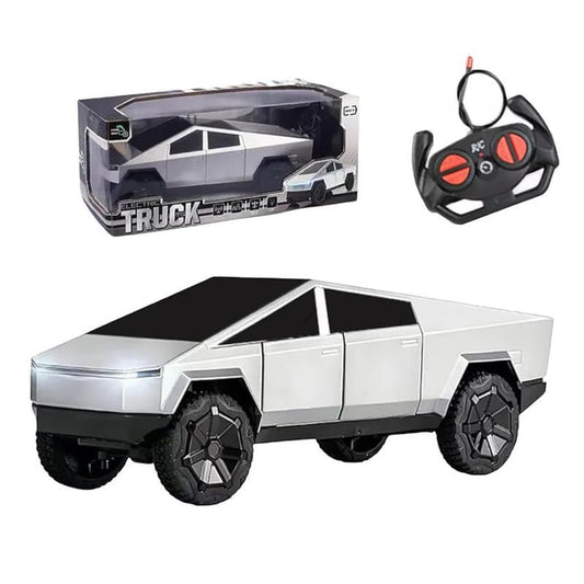 Tesla Cyber truck High Speed RC with Dual Motor 2.4GHz Long Battery Life Light Effects Runs On All-Terrain 1:14 RCRemote Control Car for Kids