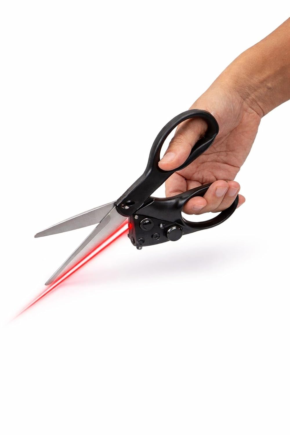 Stainless Steel Blades Laser Guided Scissors for Fabric and Paper Cutting