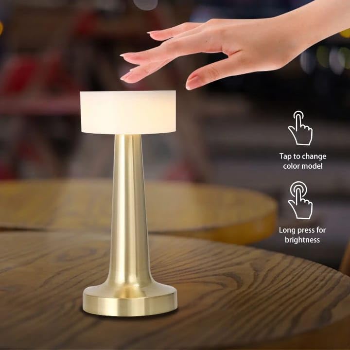 Cordless Table Lamp Led Rechargeable Touch Desk Light