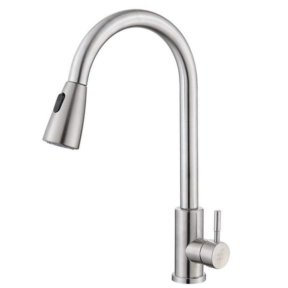 Stainless Steel Sink Pull-Out Telescopic Faucet