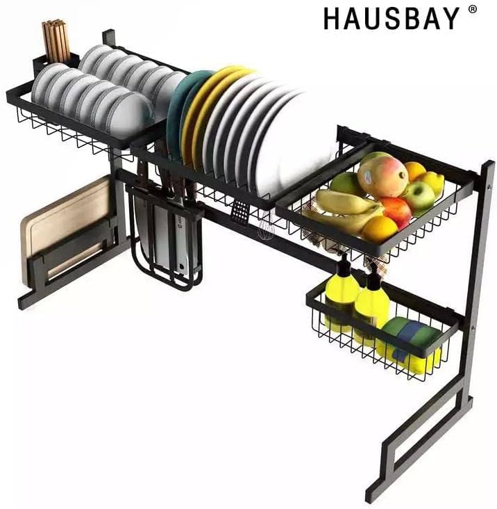 Metal Over-Sink Dish Drying Rack