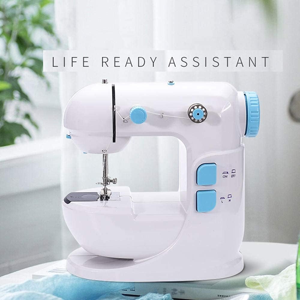 ماكينة خياطة صغيرة محمولة، ماكينة خياطة كهربائية مع دواسة قدم