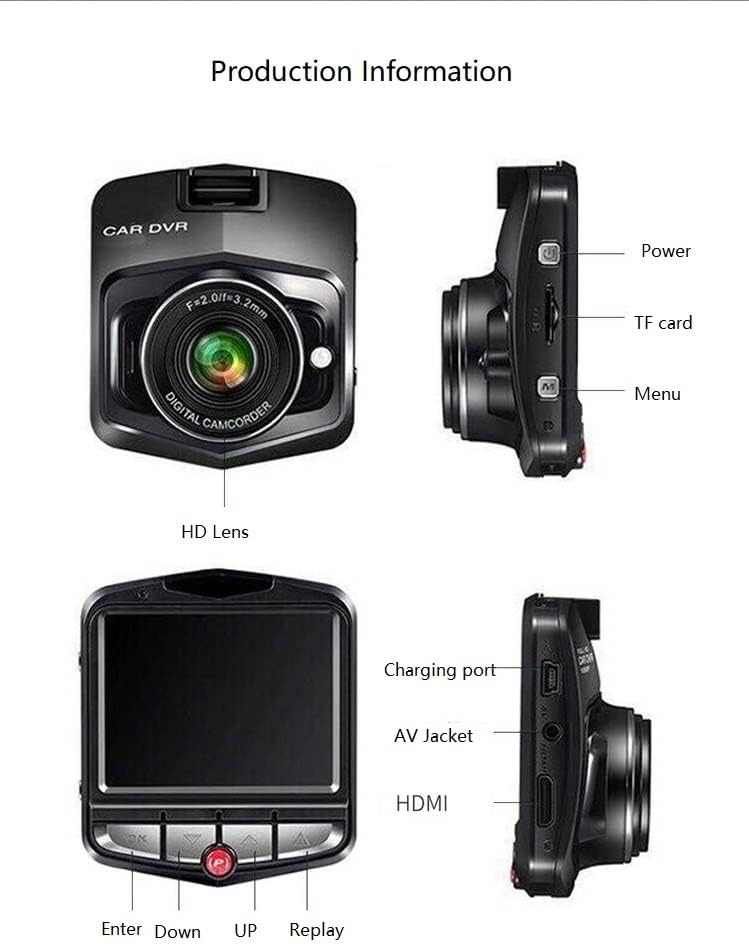Blackbox DVR 1080P Full HD Camcorder DASH CAM