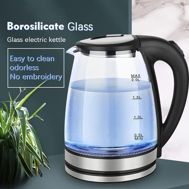 2L Hot Water Electric Glass Kettle