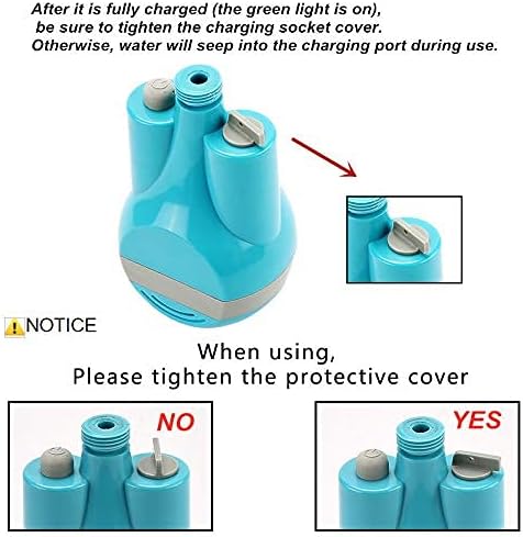 Travel Shower Outdoor Portable Shower Head 2200 mAH Rechargeable Battery