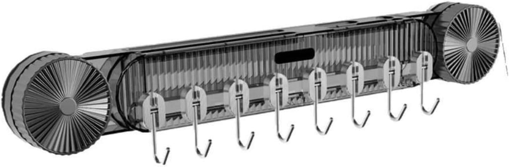 Wall-Mounted Multi - Purpose Rack with Hooks