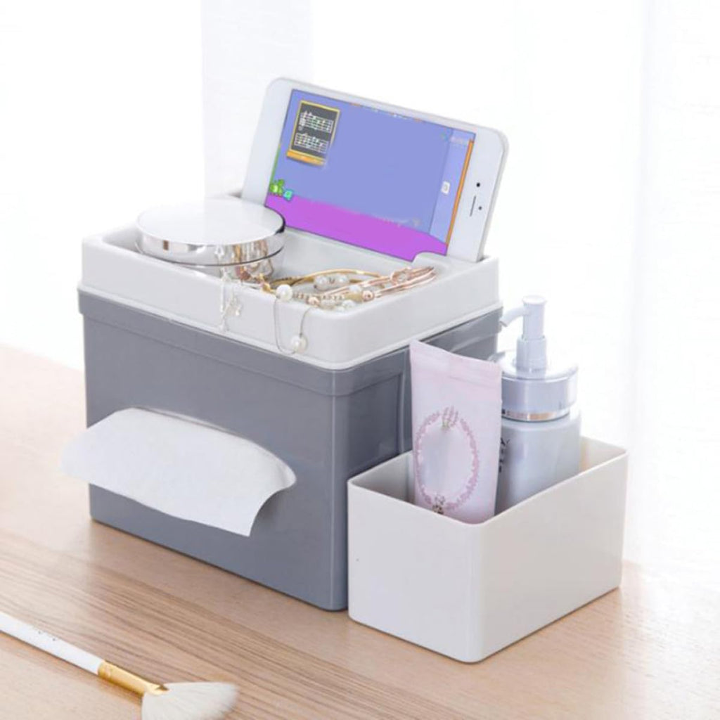Napkin Storage Organizer Large Tissue Box Desktop Holder For Home Office