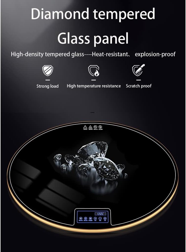 Electric Warming Tray Round Food Warmer Hot Plate 80cm