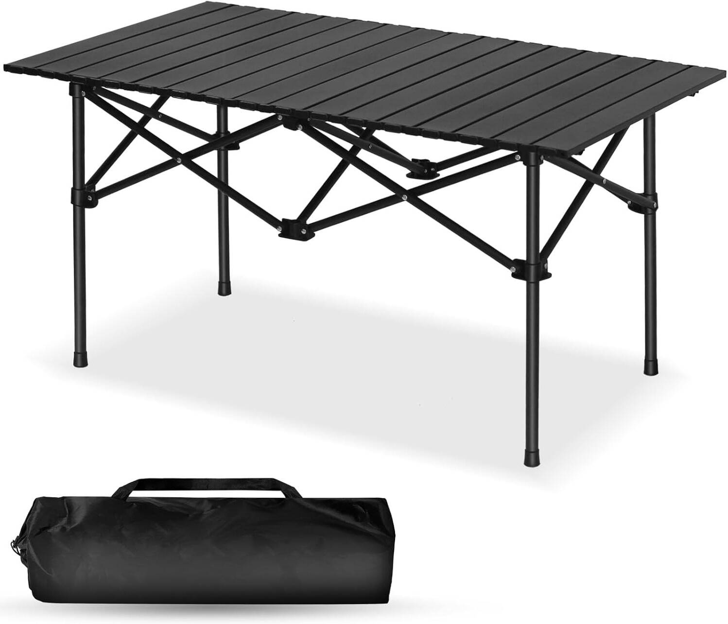 Folding Camping Picnic Table 120 x 55 x 50 cm