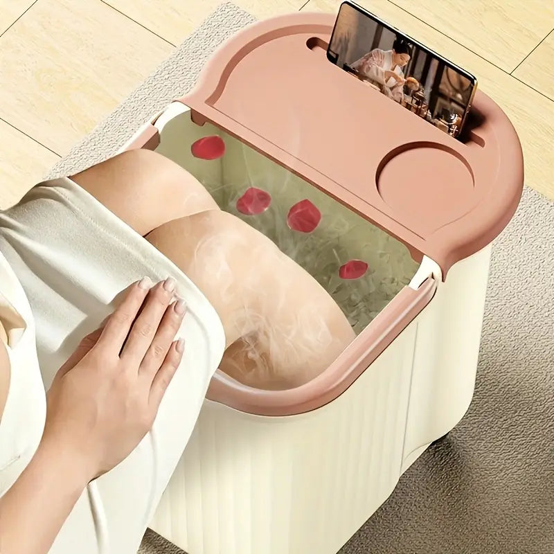 دلو حمام القدم مع مقبض