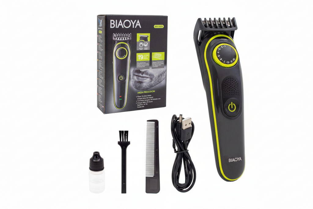 BIAOYA Hair-Face-Body Clipper and Shaver Black