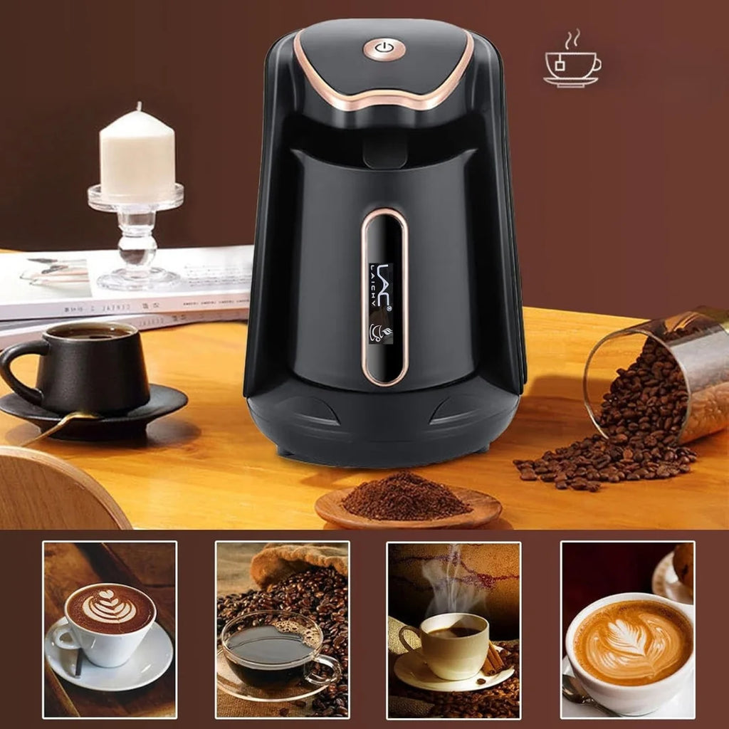 LAC Turkish Coffee Maker, 300ml capacity – Fast brewing, 600W power