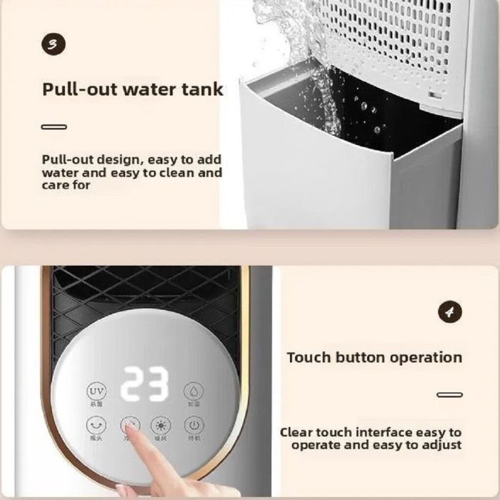 5 in 1 Cool and Heat Tower Fan