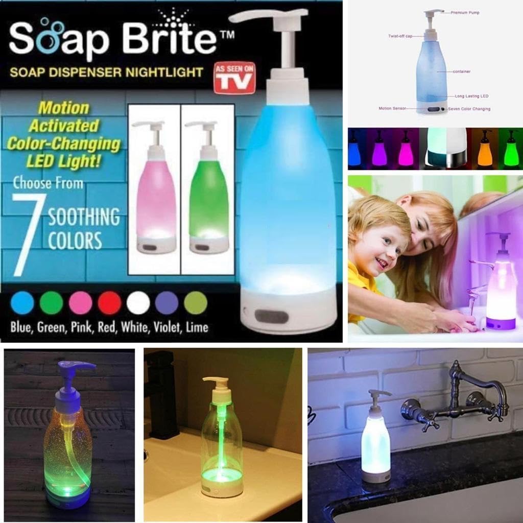 7 COLOR CHANGING LED SOAP / LOTION DISPENSER